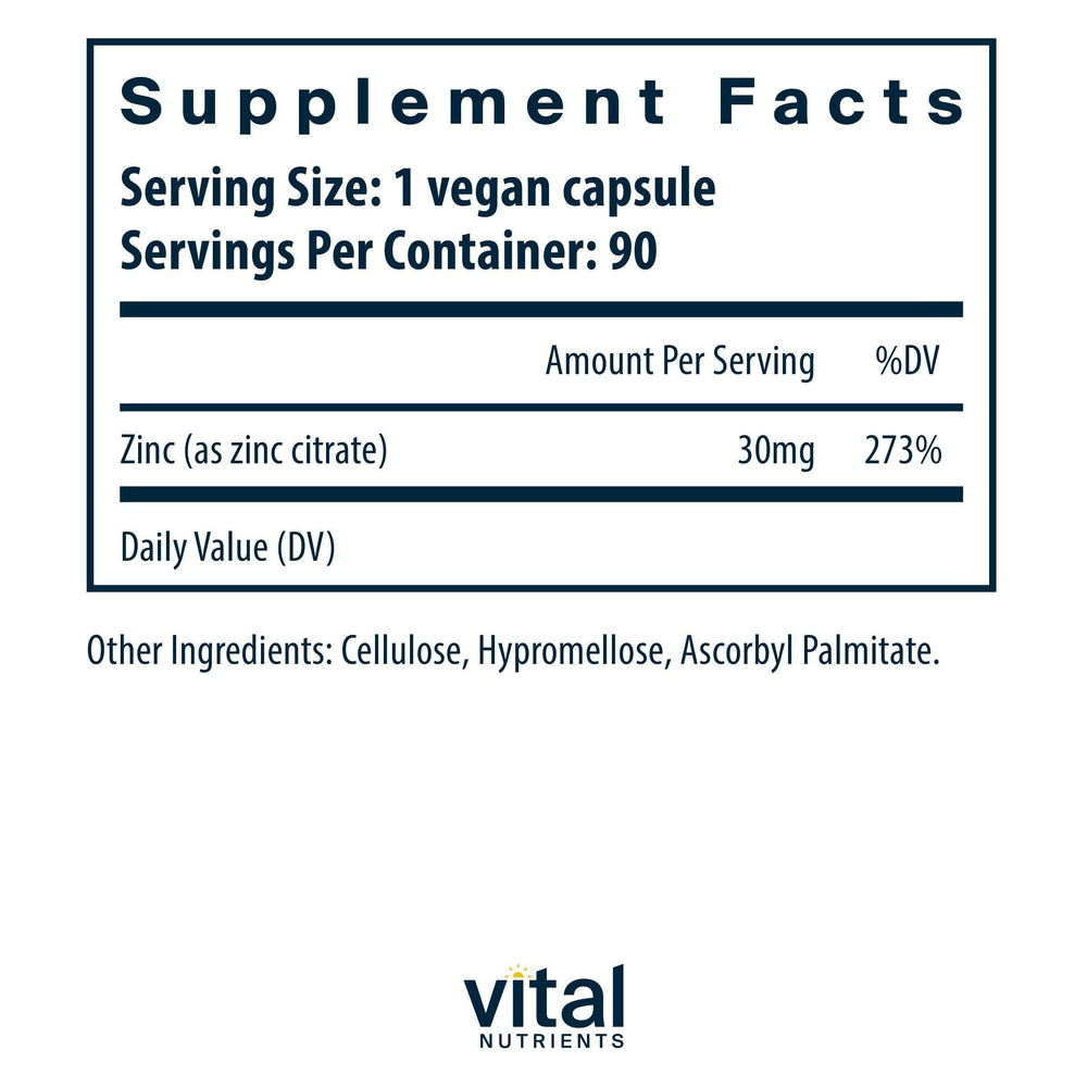 Vital Nutrients Choline 550mg bottle front showcasing vegan, allergen-free formula