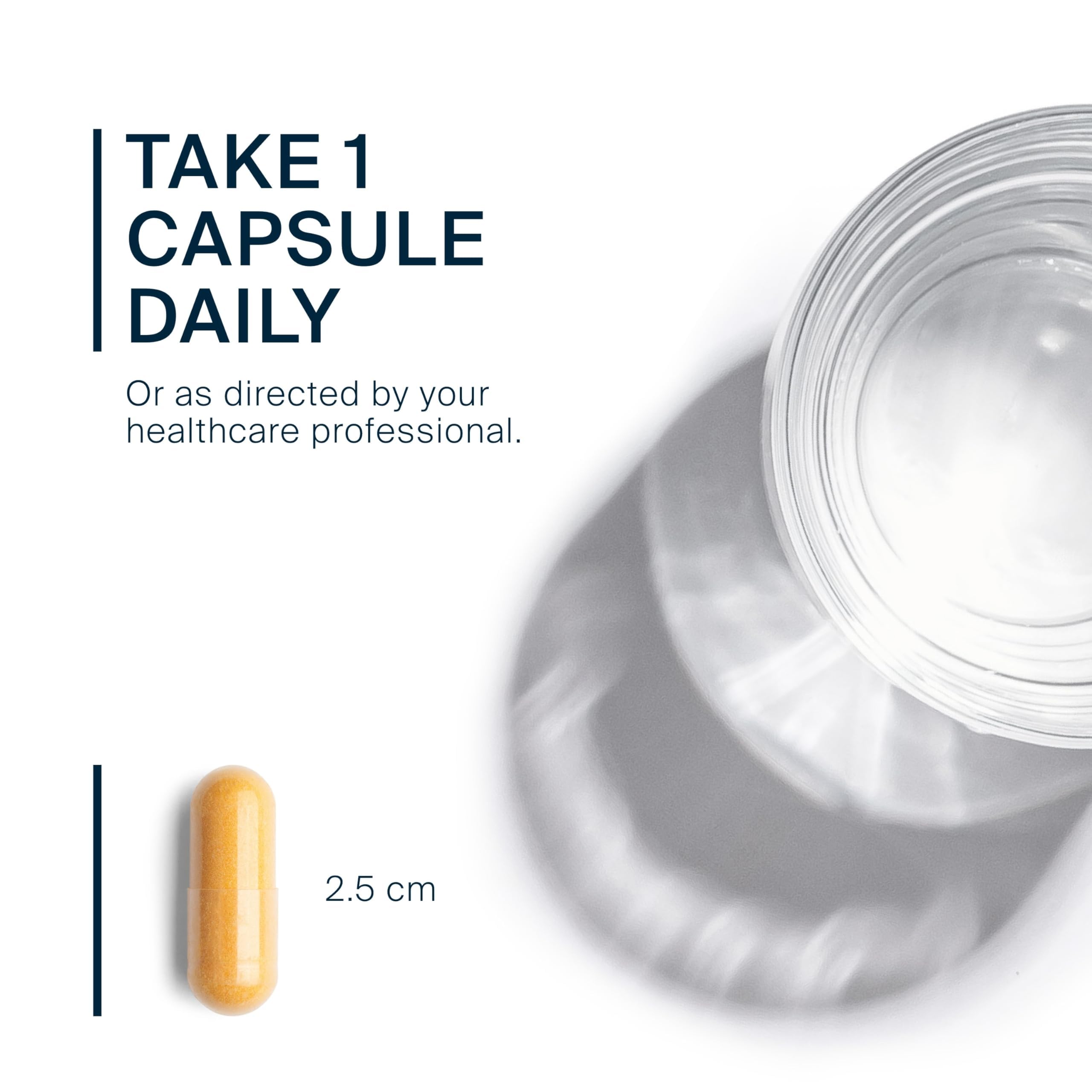 CoQ10 ingredients panel on Vital Nutrients bottle highlights non-GMO vegan formula.