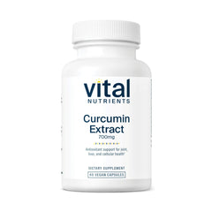 Vital Nutrients Curcumin Extract 700mg bottle front for daily joint support.