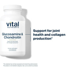 Vital Nutrients label detail shows non-GMO ingredients and transparency