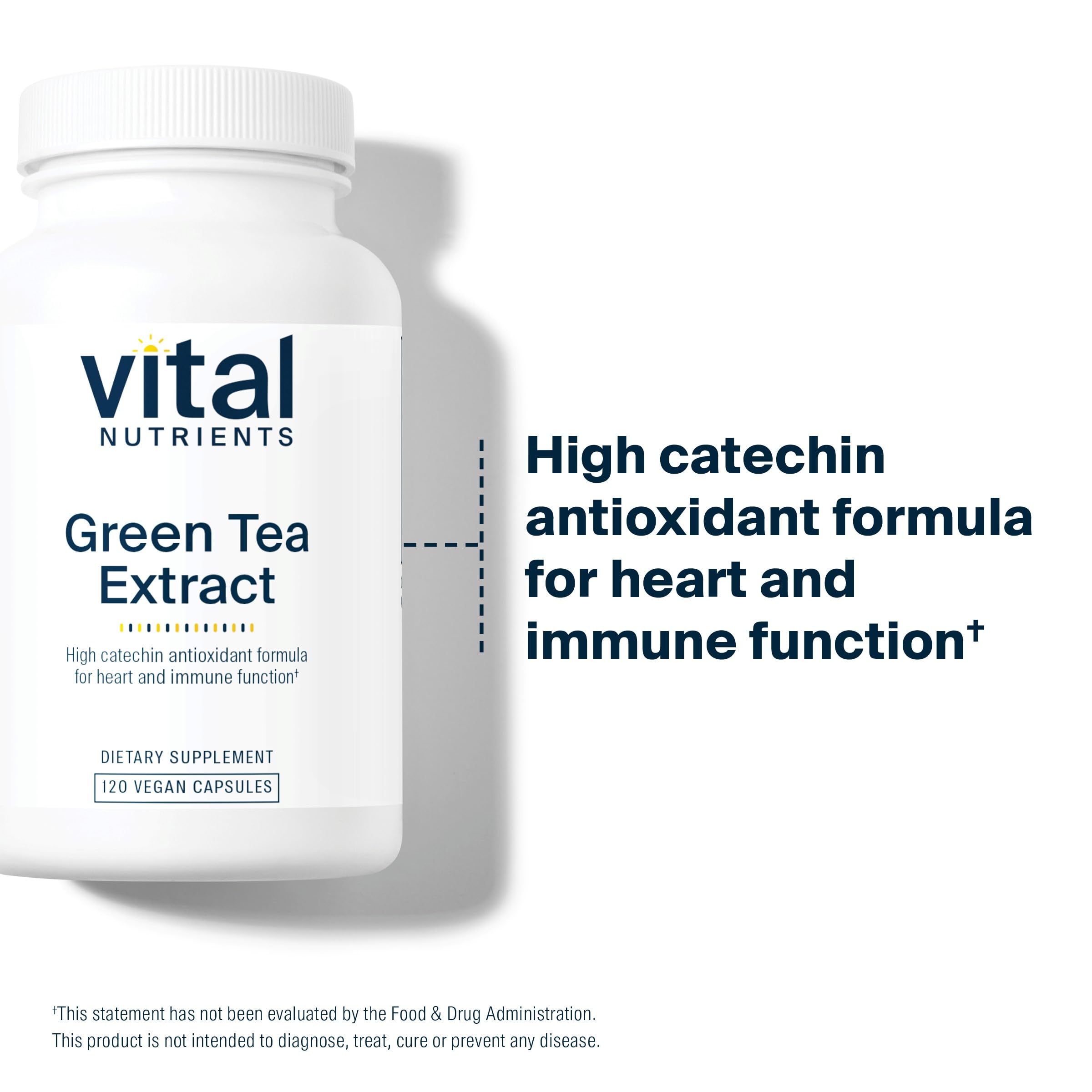 Vital Nutrients 120-capsule bottle with measuring scoop for daily use