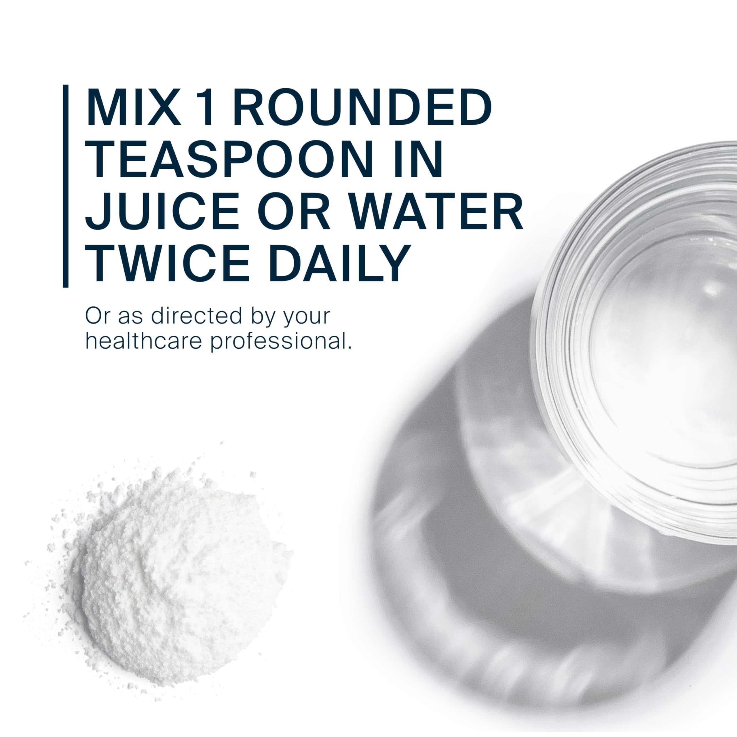 Vital Nutrients Inositol Powder dissolving in water with no bitter aftertaste