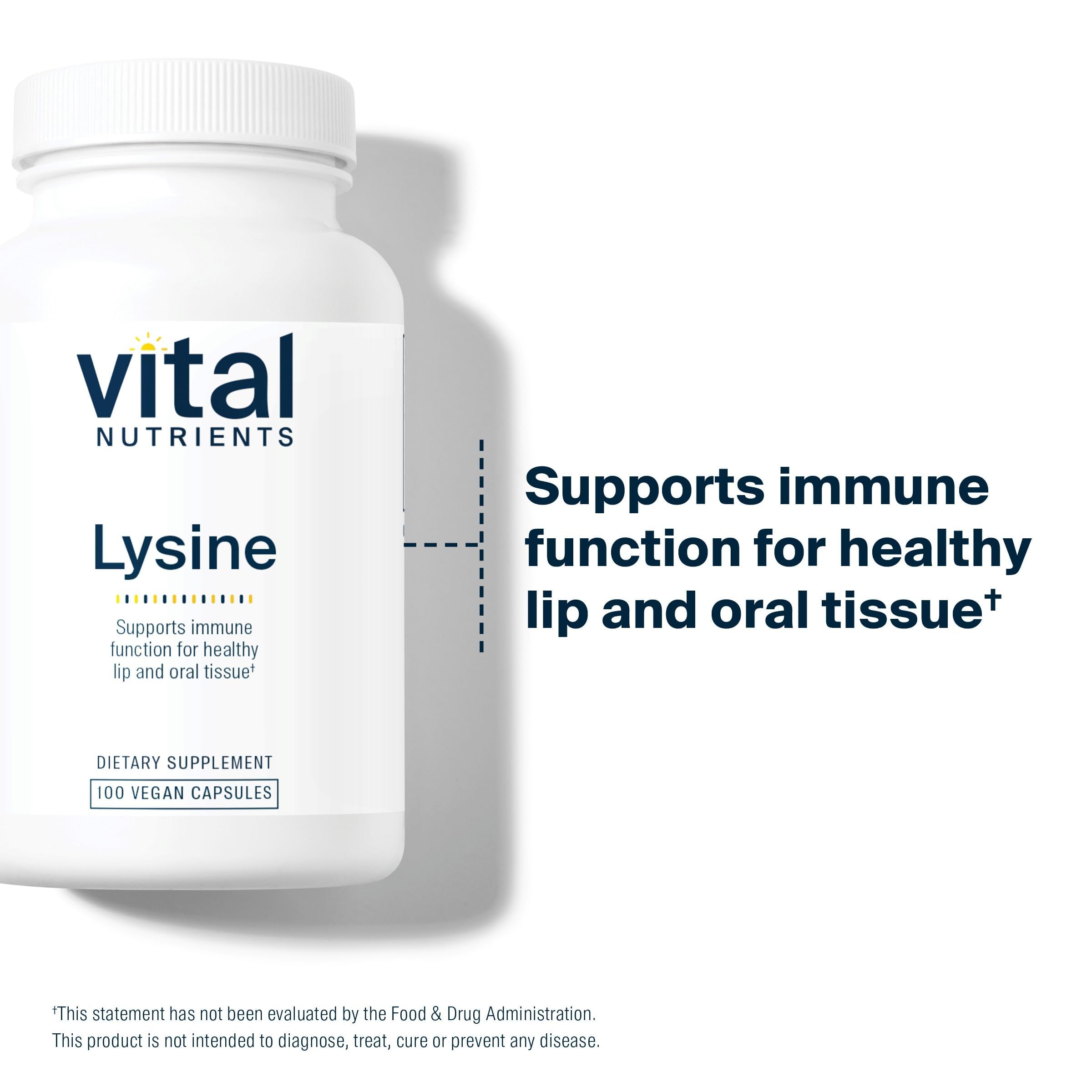 Vital Nutrients lysine pill for easy daily amino acid intake