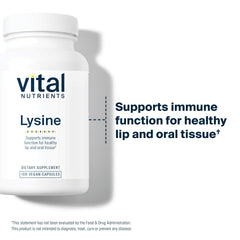 Vital Nutrients lysine pill for easy daily amino acid intake