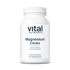 Vital Nutrients Magnesium Citrate 150mg bottle front view for relaxed daily wellness