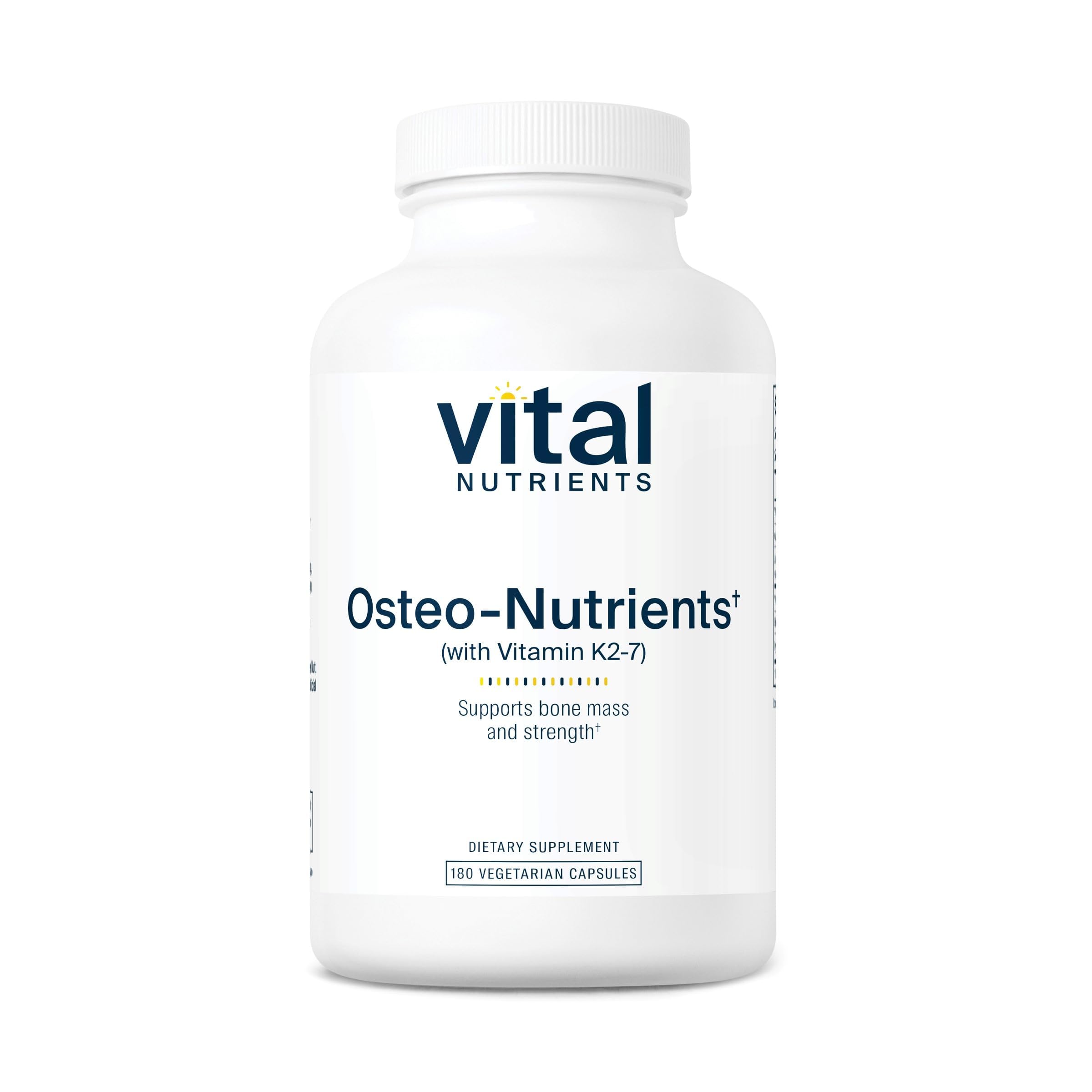 Vital Nutrients Osteo-Nutrients bottle front view supports bone health