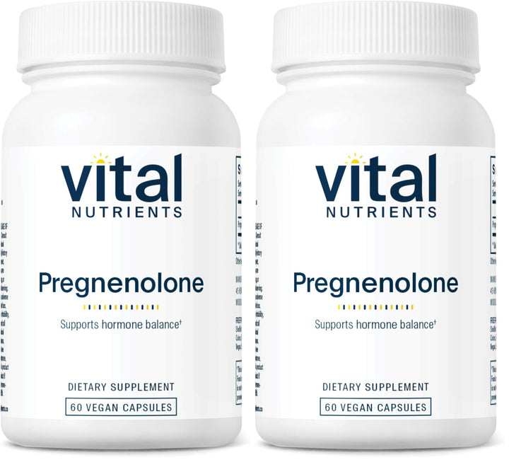 Vital Nutrients Pregnenolone bottle front view signaling mood and memory support