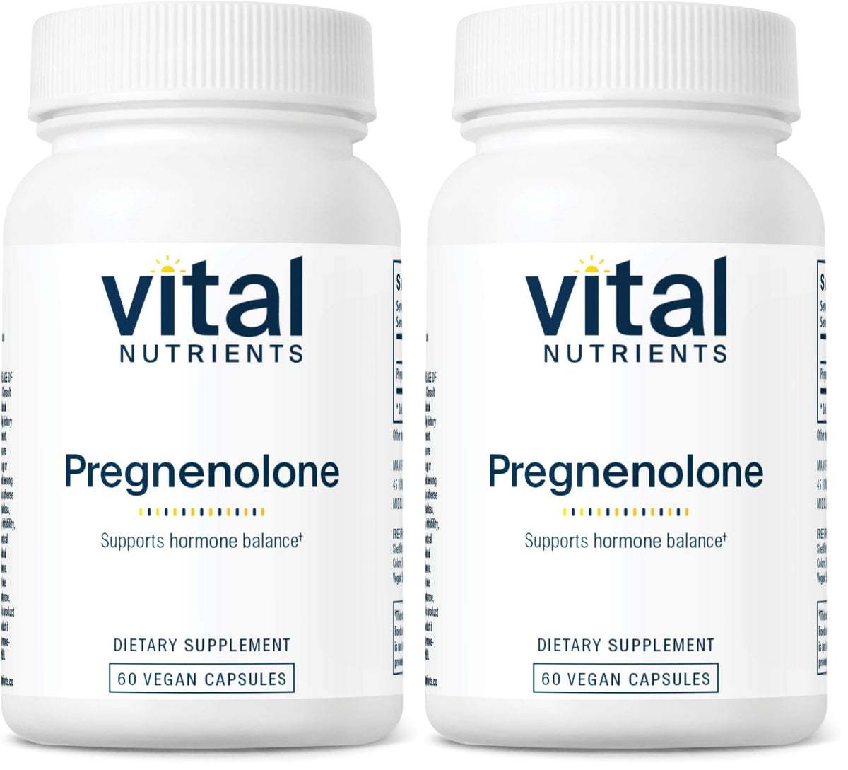Vital Nutrients Pregnenolone bottle front view signaling mood and memory support