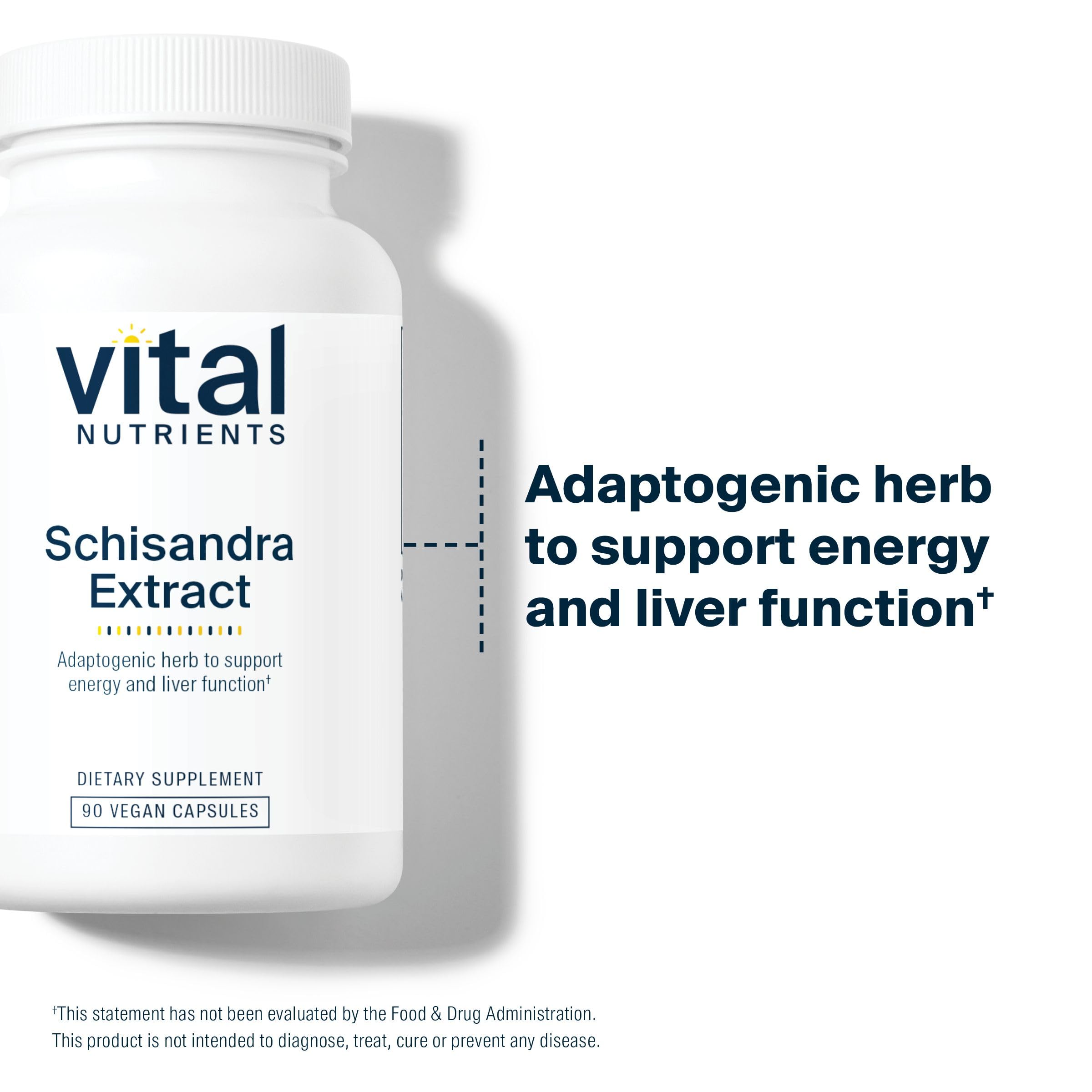 Vital Nutrients Schisandra extract in-use scene suggesting daily wellness routine.