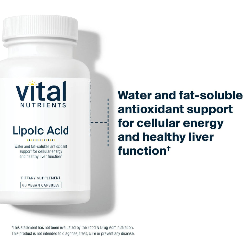 Vital Nutrients trusted by healthcare practitioners seal on packaging.
