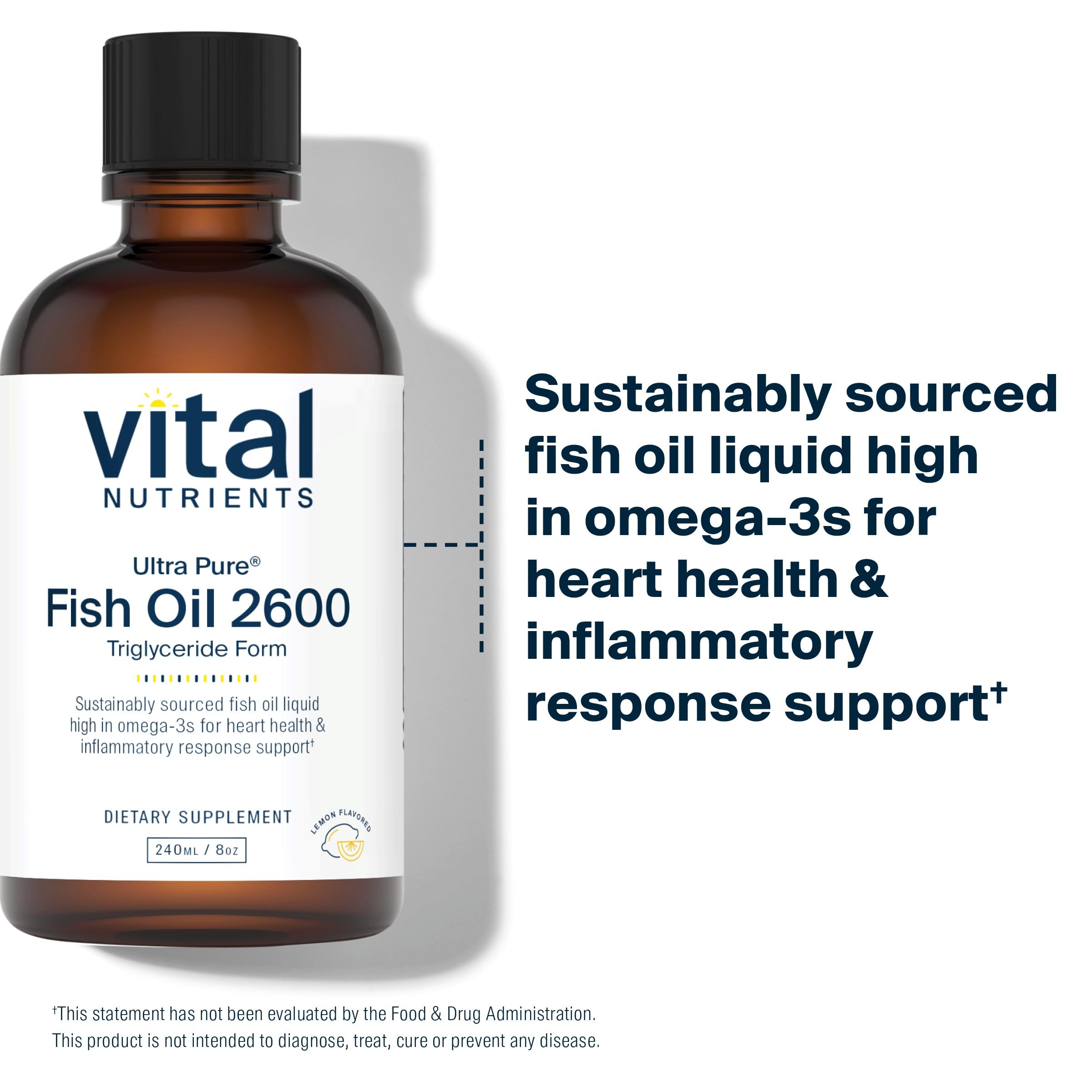 Dropper enables precise daily dosing for Vital Nutrients 2600.