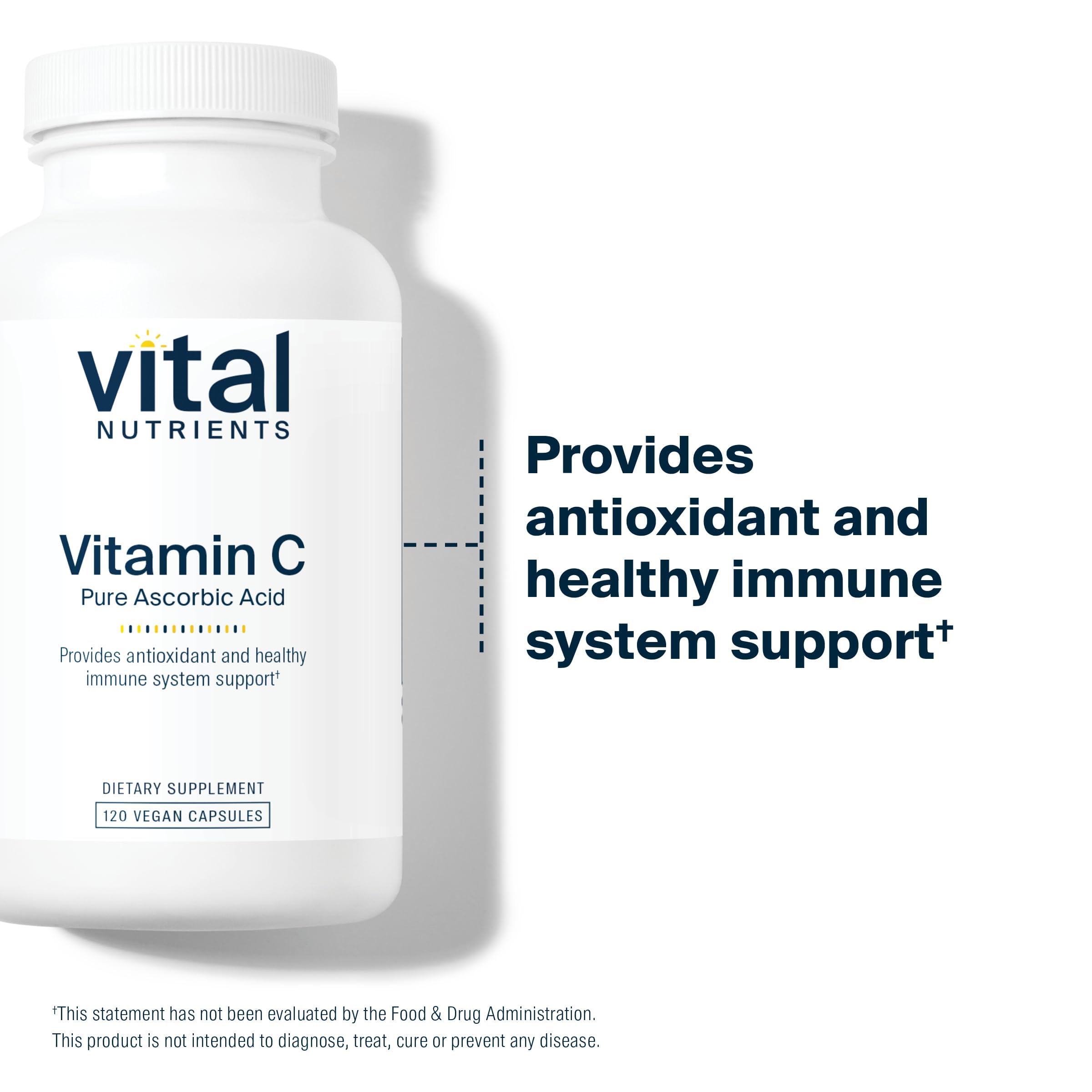 Vital Nutrients Vitamin C 1000mg produced in allergen-free facility