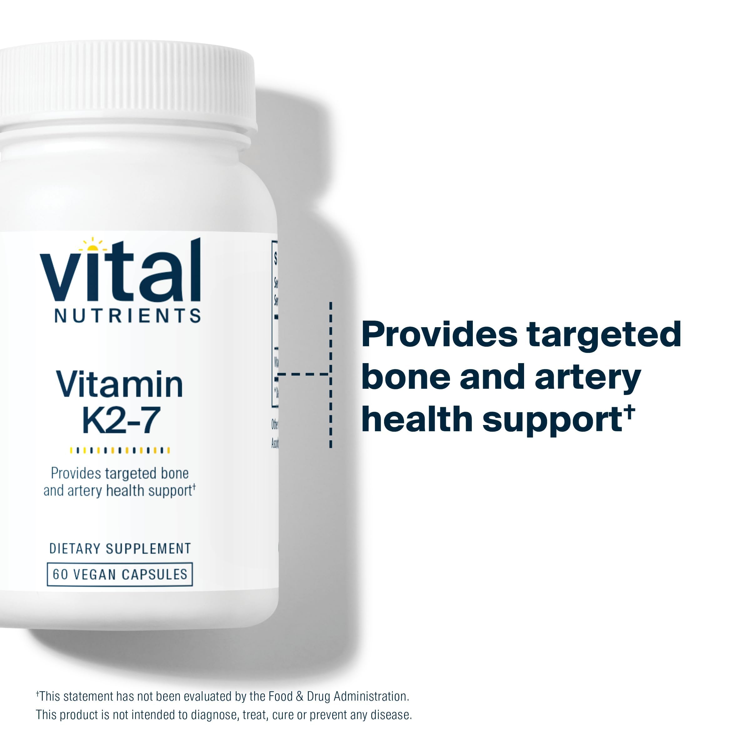 Vital Nutrients Vitamin K2-7 facility seal reflecting NSF certification standards.