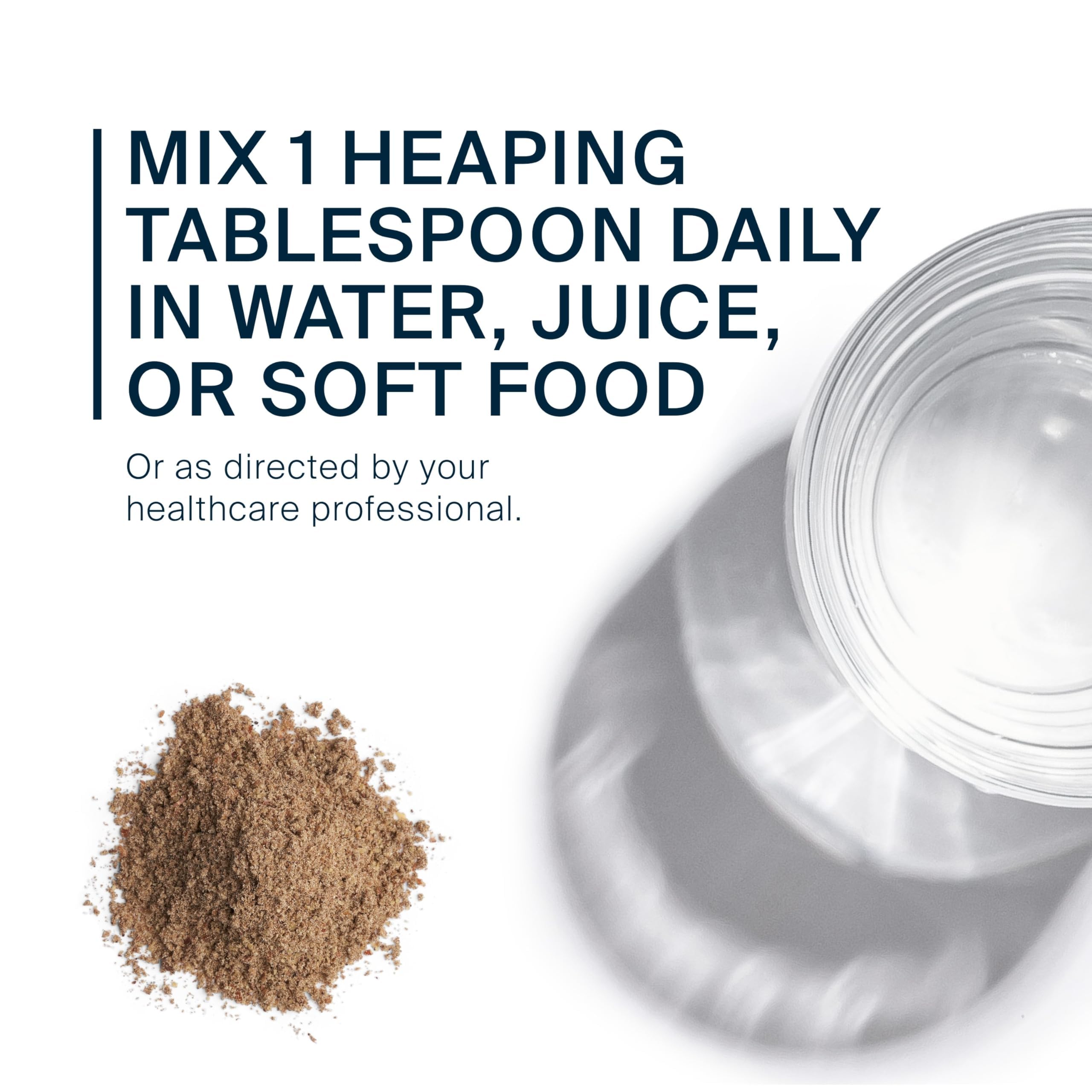 Vital Nutrients Whole Fiber Fusion powder bottle nutrition facts panel for transparency.