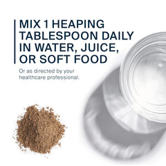 Vital Nutrients Whole Fiber Fusion powder bottle nutrition facts panel for transparency.