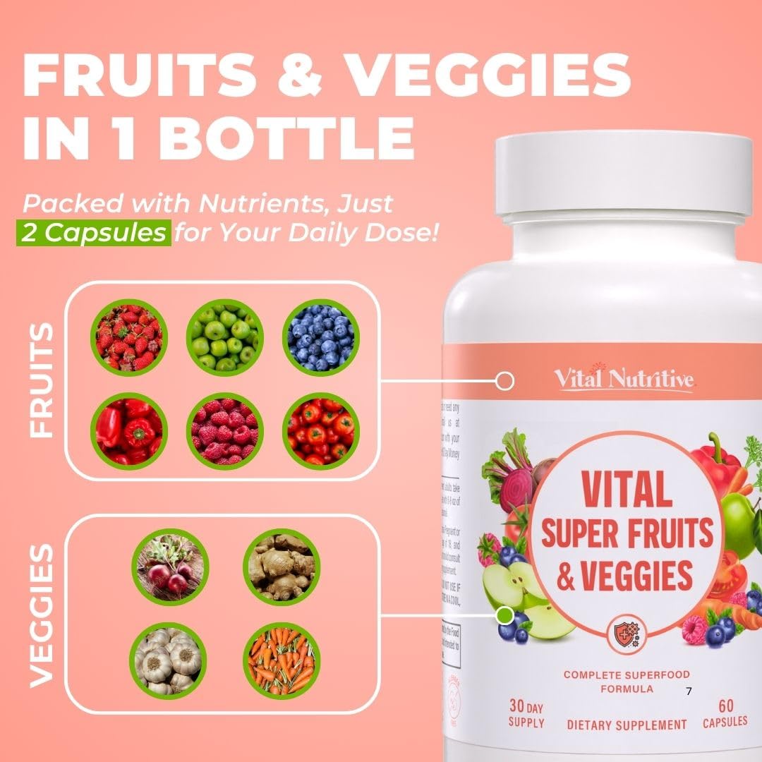Vital Nutritive daily routine capsules fit into busy schedules.