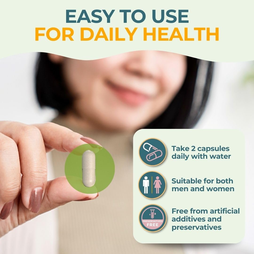 Vital Nutritive Vital Gut Health glass with pills for daily use