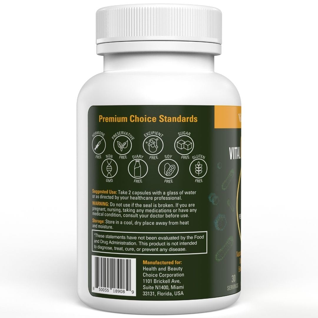 Vital Nutritive Vital Gut Health packaging highlighting clean nutrition