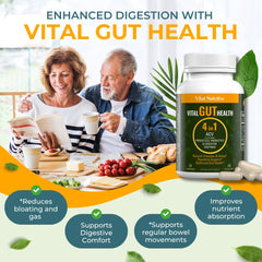 Vital Nutritive Vital Gut Health probiotic capsules for digestion support