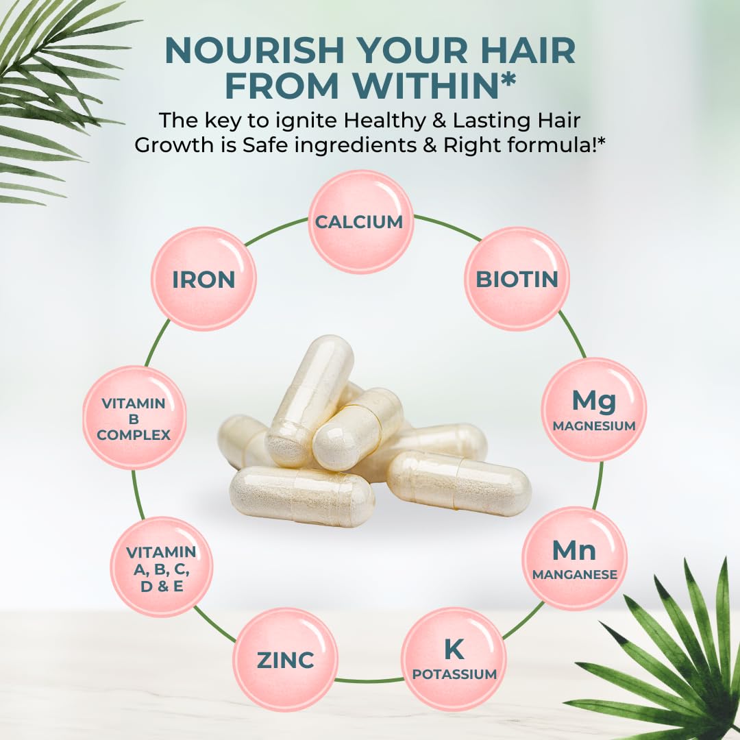 Vital Nutritive Vitamin A, D, E capsules promote nutrient-rich shine for hair.