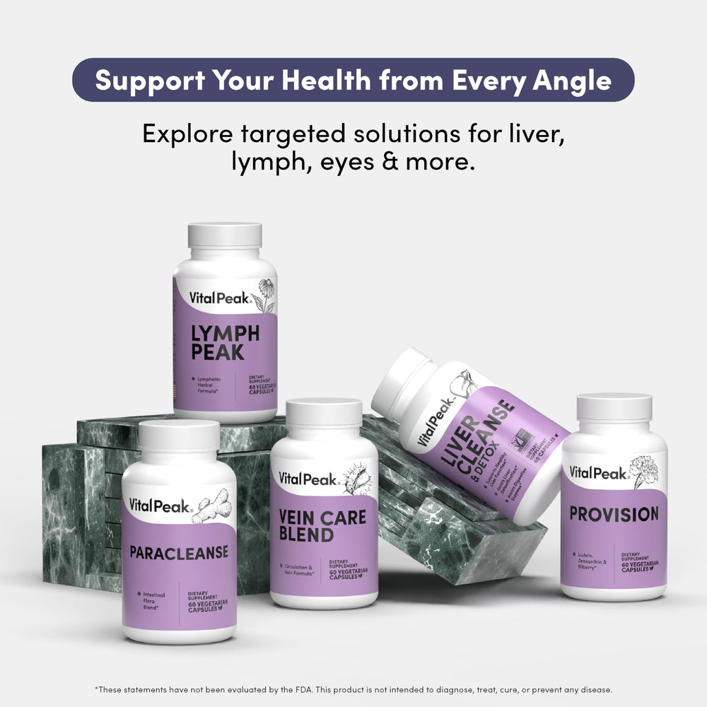 Vital Peak antioxidant-rich elderberry close-up conveys natural protection for everyday vitality