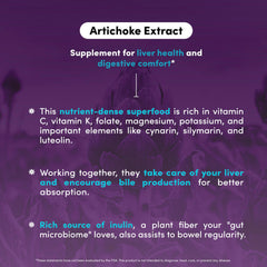 Vital Peak Artichoke leaf label reveals vegan and non GMO attributes for clean supplement choice
