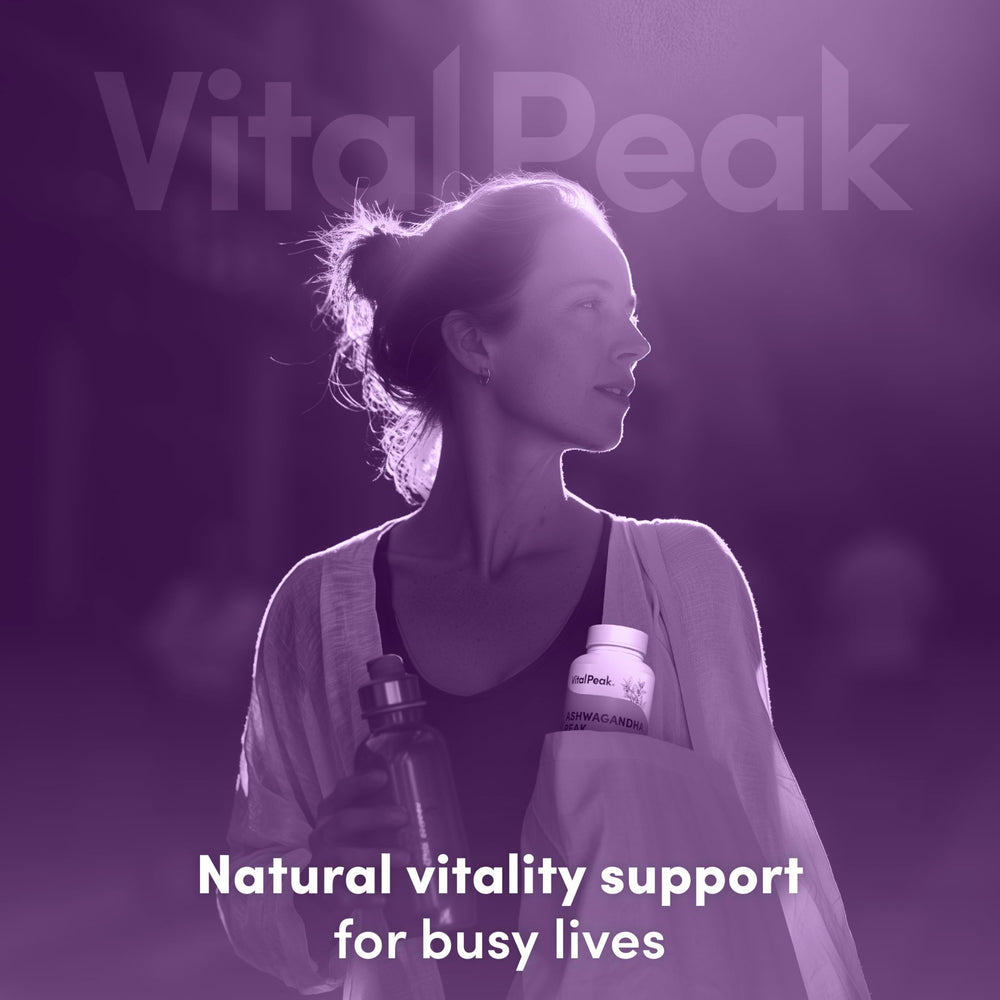 Vital Peak supplement facts panel emphasizing quality and transparency.