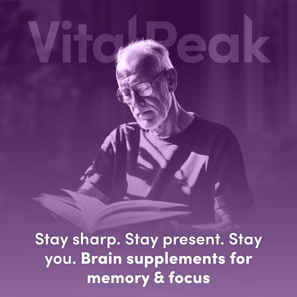 Vital Peak Brain Peak sealed packaging signals quality manufacturing.