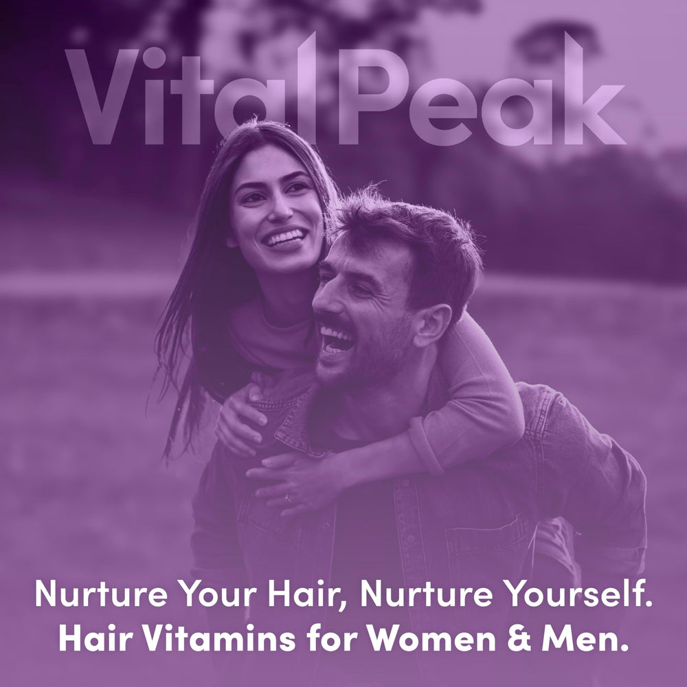 Vital Peak packaging box indicating US-sourced ingredients and SQF-certified quality