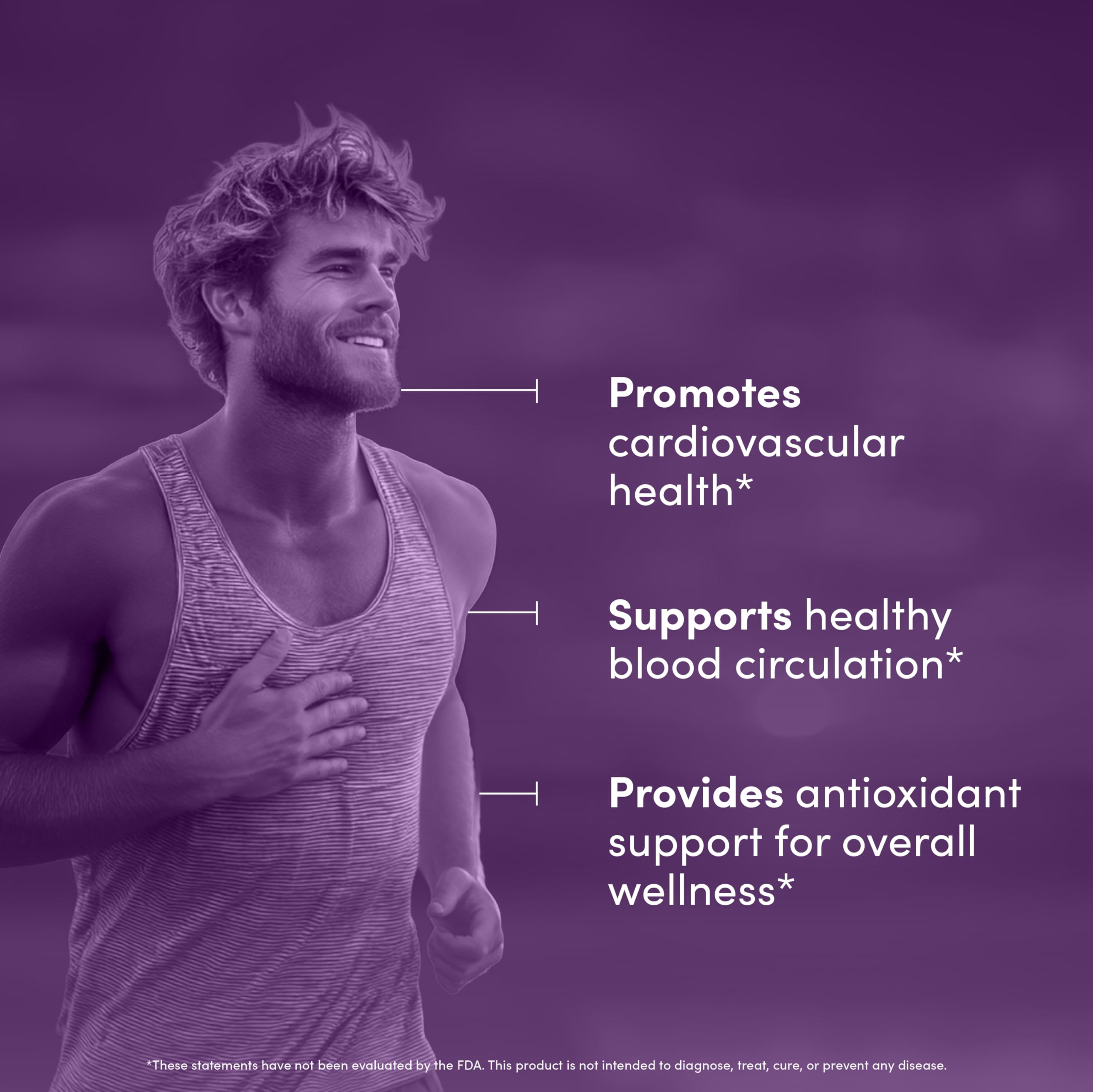 Vital Peak Hawthorn Berry Leaf Extract illustration emphasizing plant-based ingredients.