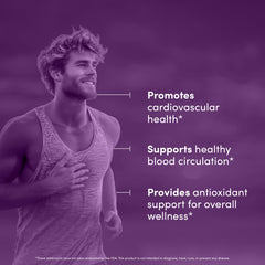Vital Peak Hawthorn Berry Leaf Extract illustration emphasizing plant-based ingredients.