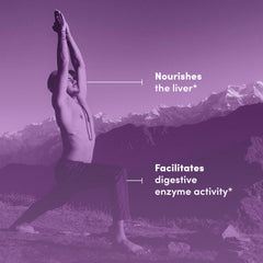 Vital Peak Liver Cleanse ingredients featuring Beet Root and Ginger for vitality.