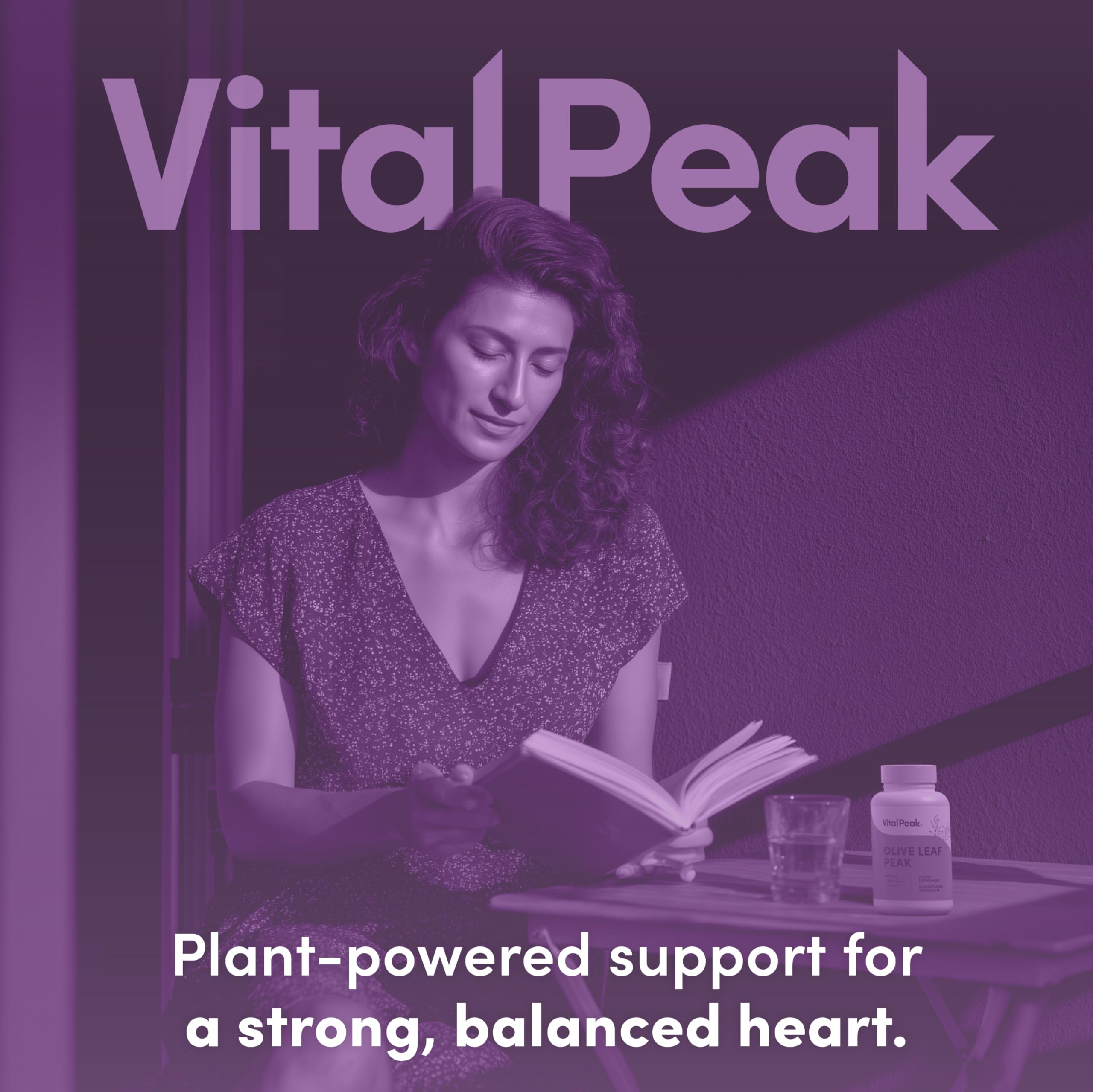 Vital Peak manufacturing badge indicating USA-based SQF-certified facility production