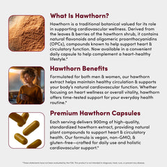 Vital Peak Organic Hawthorn Formula packaging highlighting clean, plant-based wellness.