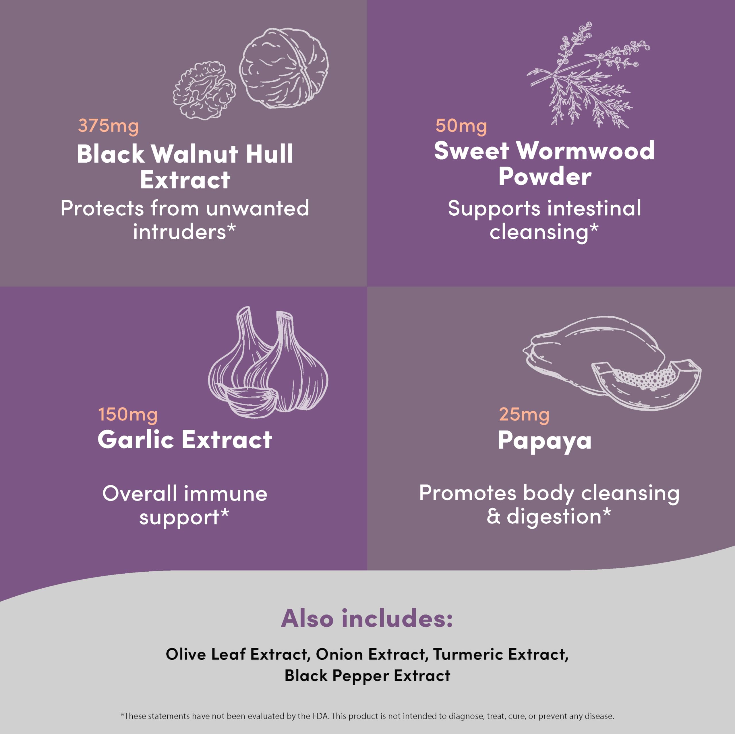 Vital Peak ParaCleanse herbal blend closeup showcases traditional botanicals.