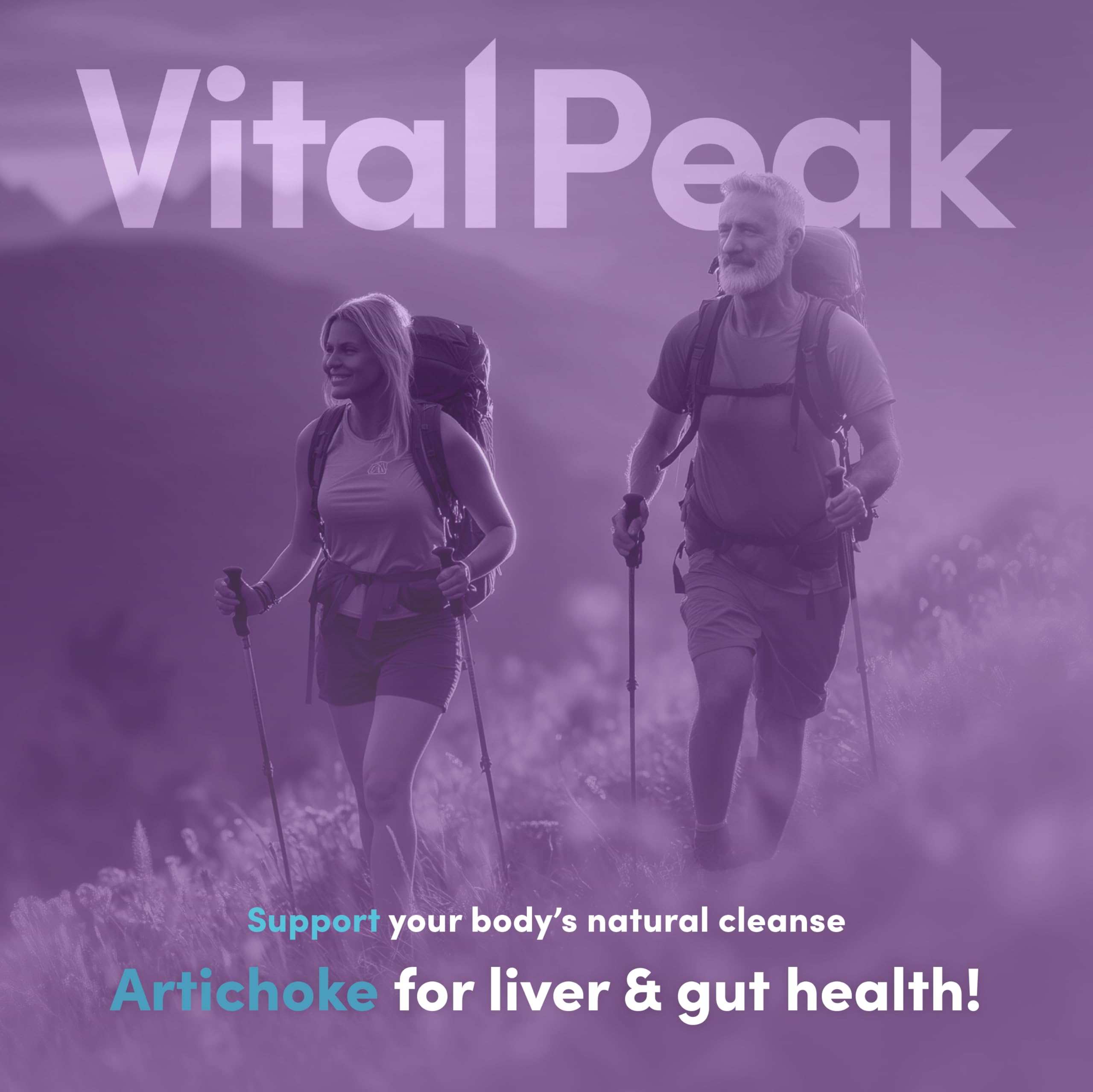 Vital Peak vegan, non-GMO, gluten-free formulation for mindful wellness