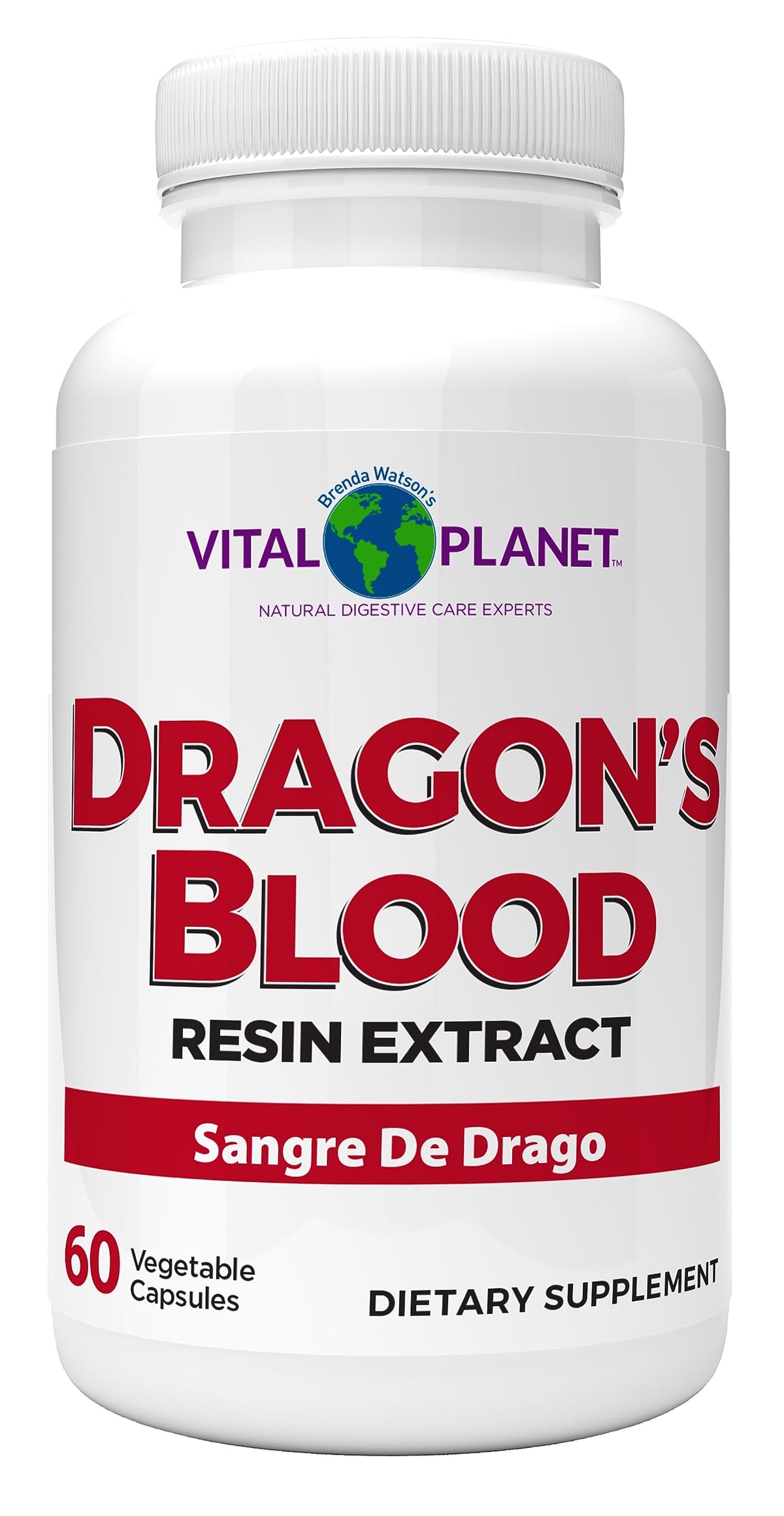 Vital Planet Dragon's Blood capsule 500mg promotes convenient digestive support