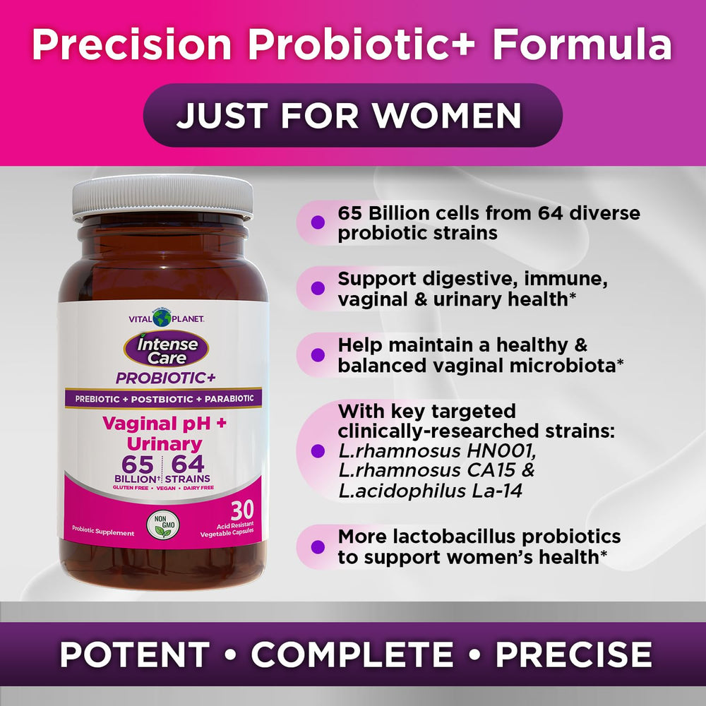 Vital Planet acid-resistant capsules designed to reach the intestinal tract.