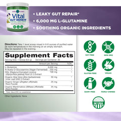 Scoop of Vital Gut Renew in hand for an easy morning dose
