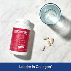 Vital Proteins Cartilage capsules serving display shows a 750 mg daily dose.
