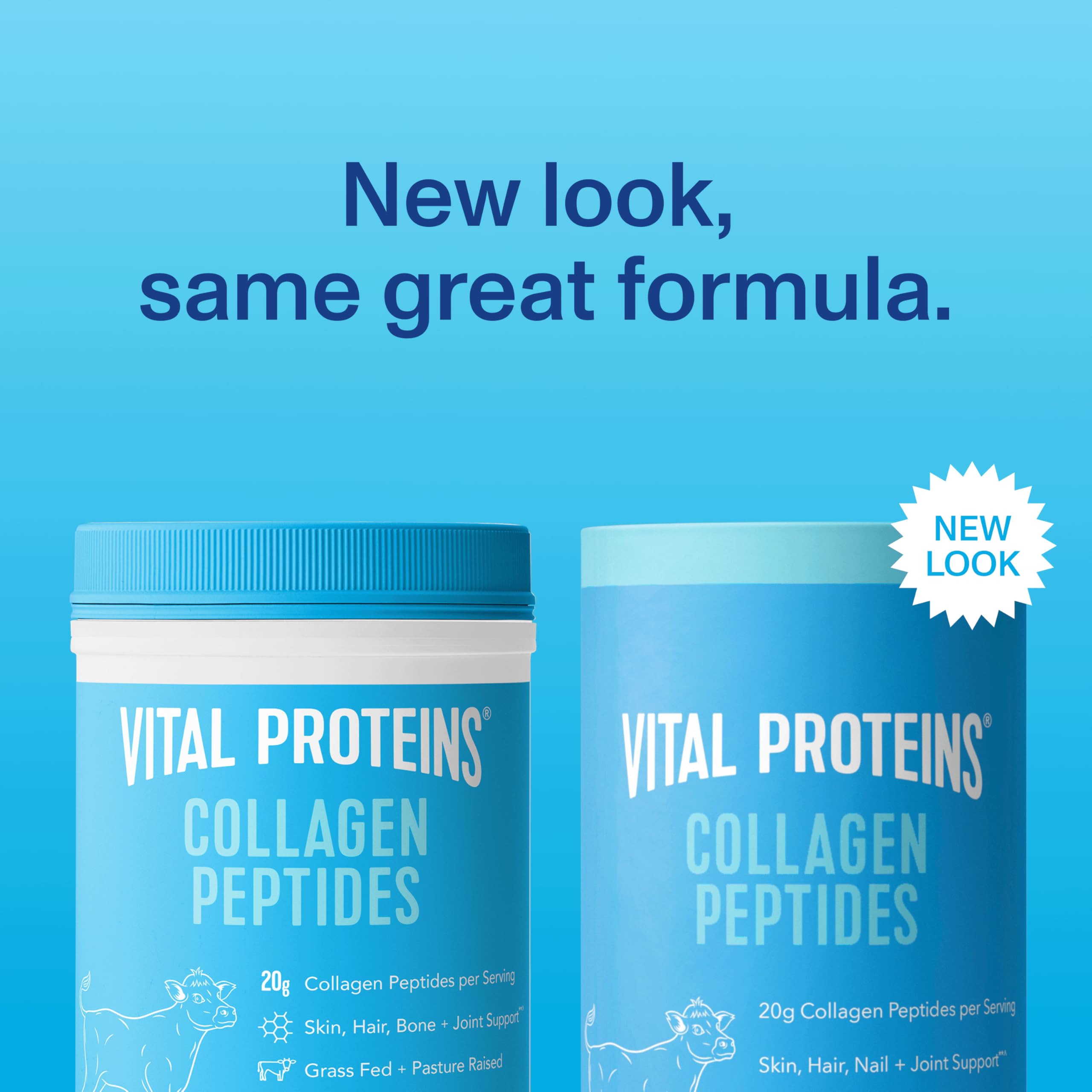 Vital Proteins Colágeno disuelto en agua fría para bebida rápida