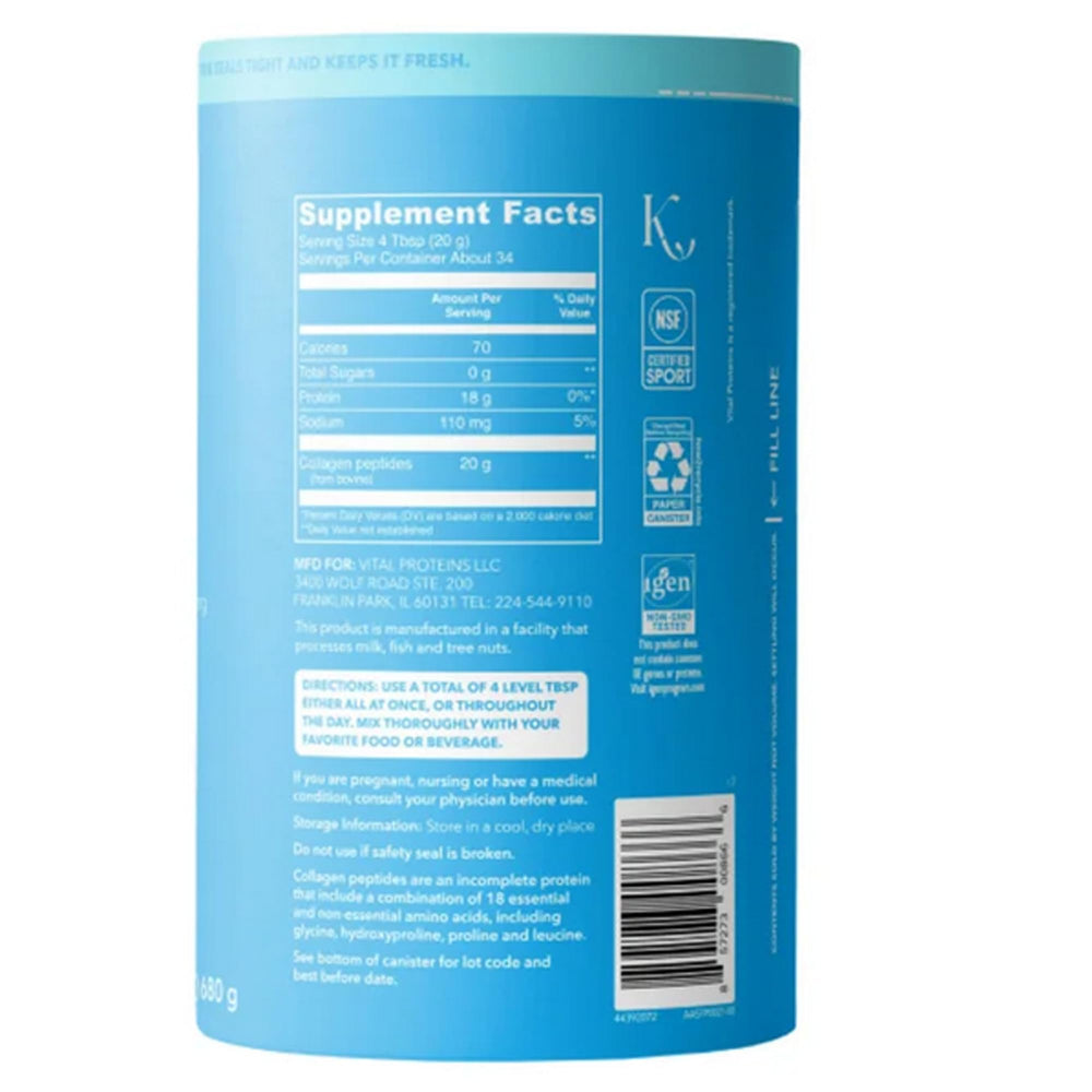 Vital Proteins Collagen Peptides pour into coffee and blends smoothly for a neutral flavor.