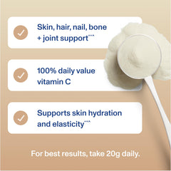 Vital Proteins collagen peptides vanilla smoothie-blend demonstrates versatile creamy texture