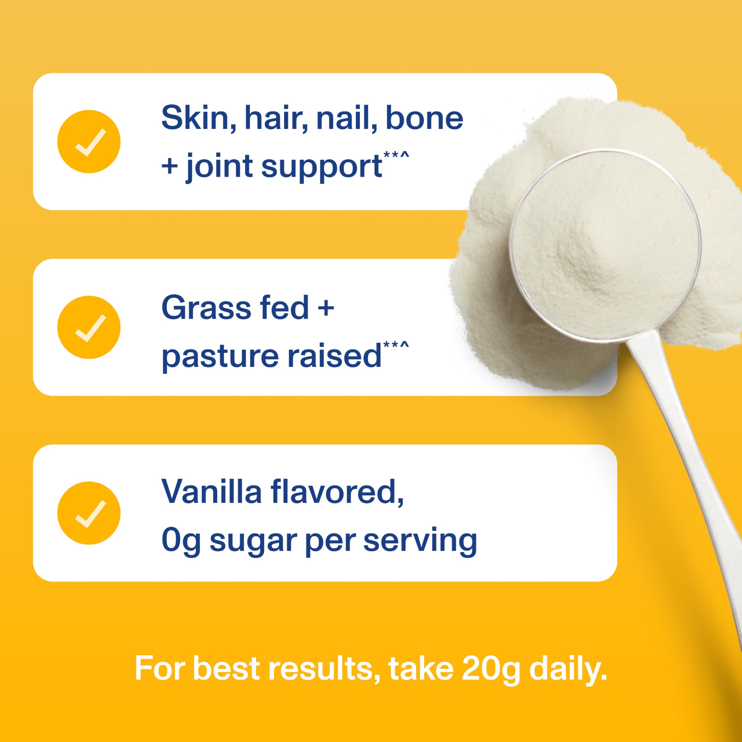 Vital Proteins Collagen Peptides Vanilla glass with smoothie showcasing flavor enhancement