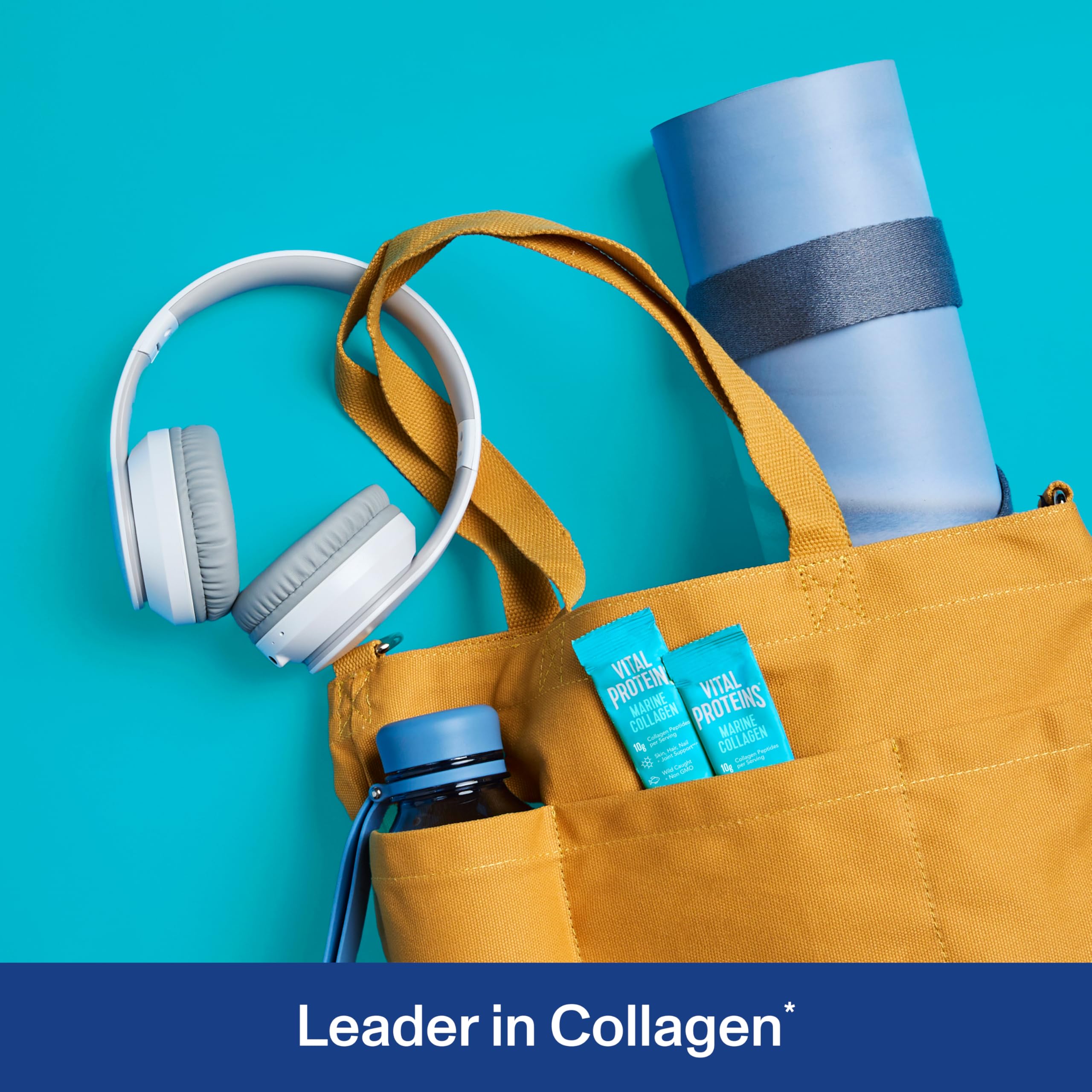 Vital Proteins Marine Collagen box back with usage guidance