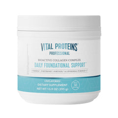 Vital Proteins Professional Daily Foundational bottle pour boosts skin elasticity and daily collagen routine.