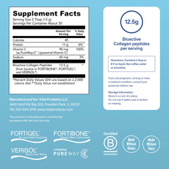 Vital Proteins Professional Daily Foundational bottle prepared in smoothie for versatile use.