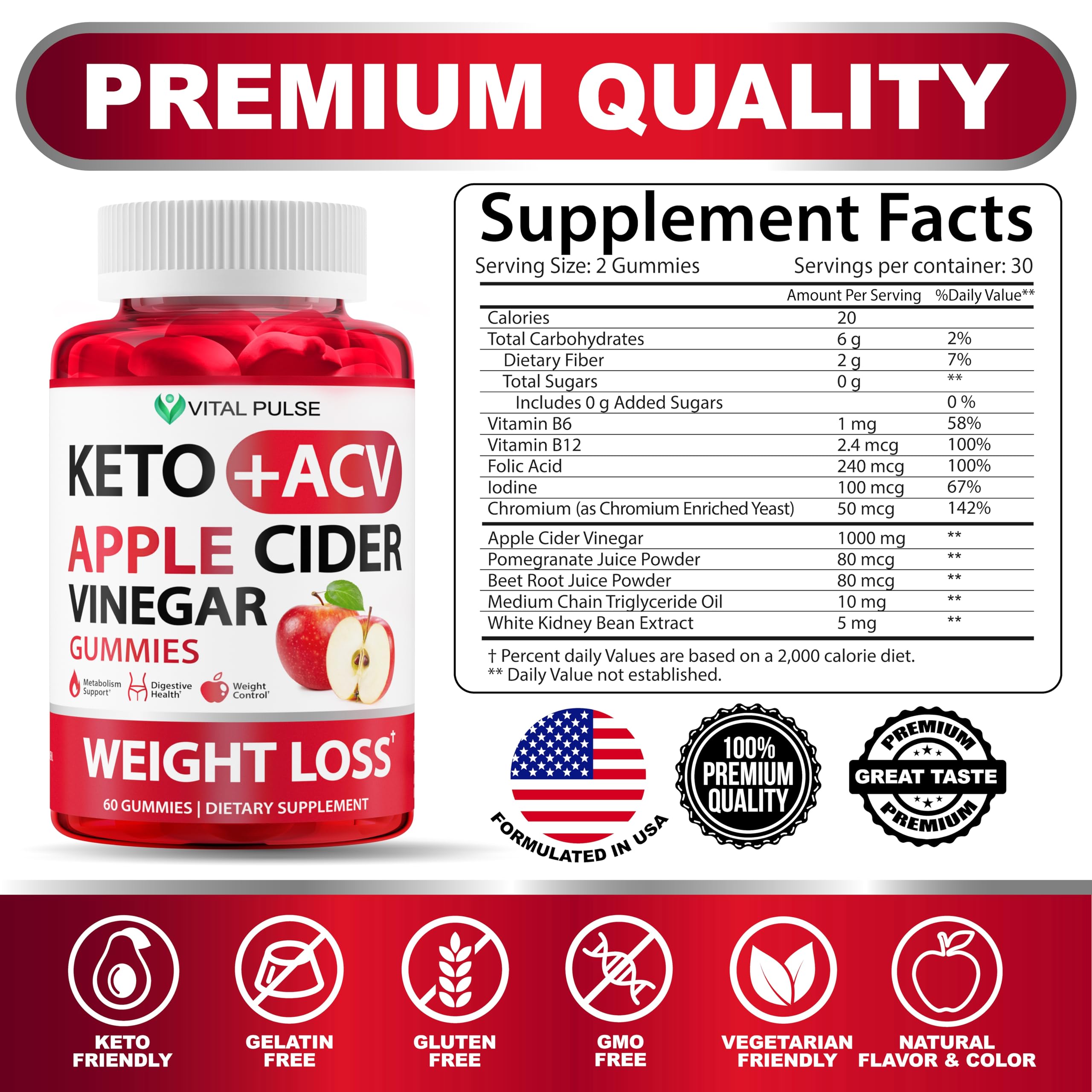 Vital Pulse Keto ACV Gummies on a store shelf inviting daily habit and detox routine