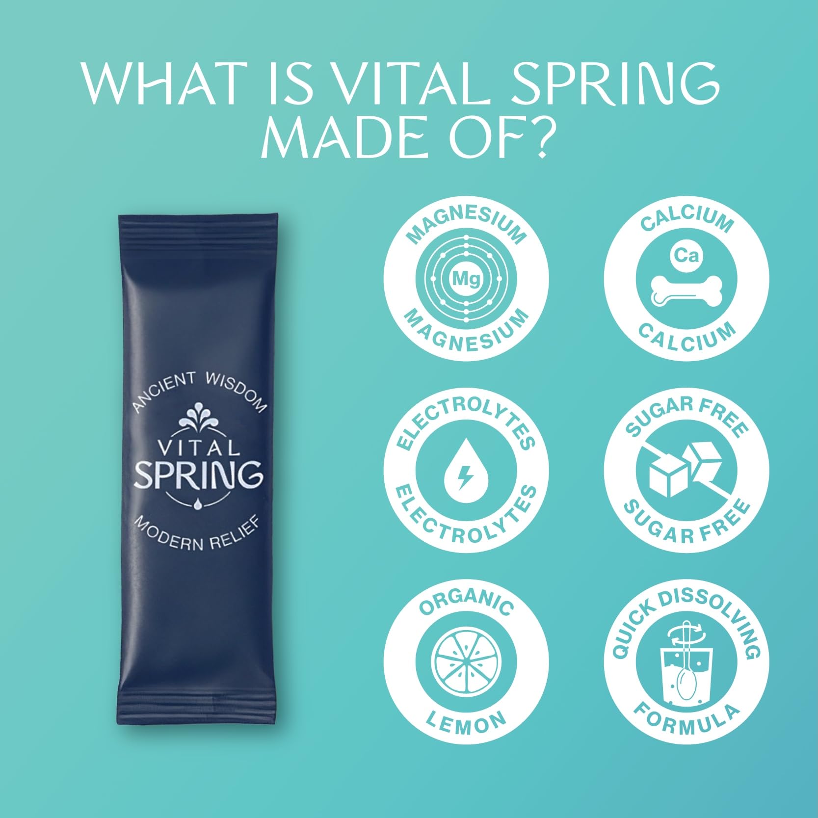Vital Spring post-workout sachets support quick hydration after activity