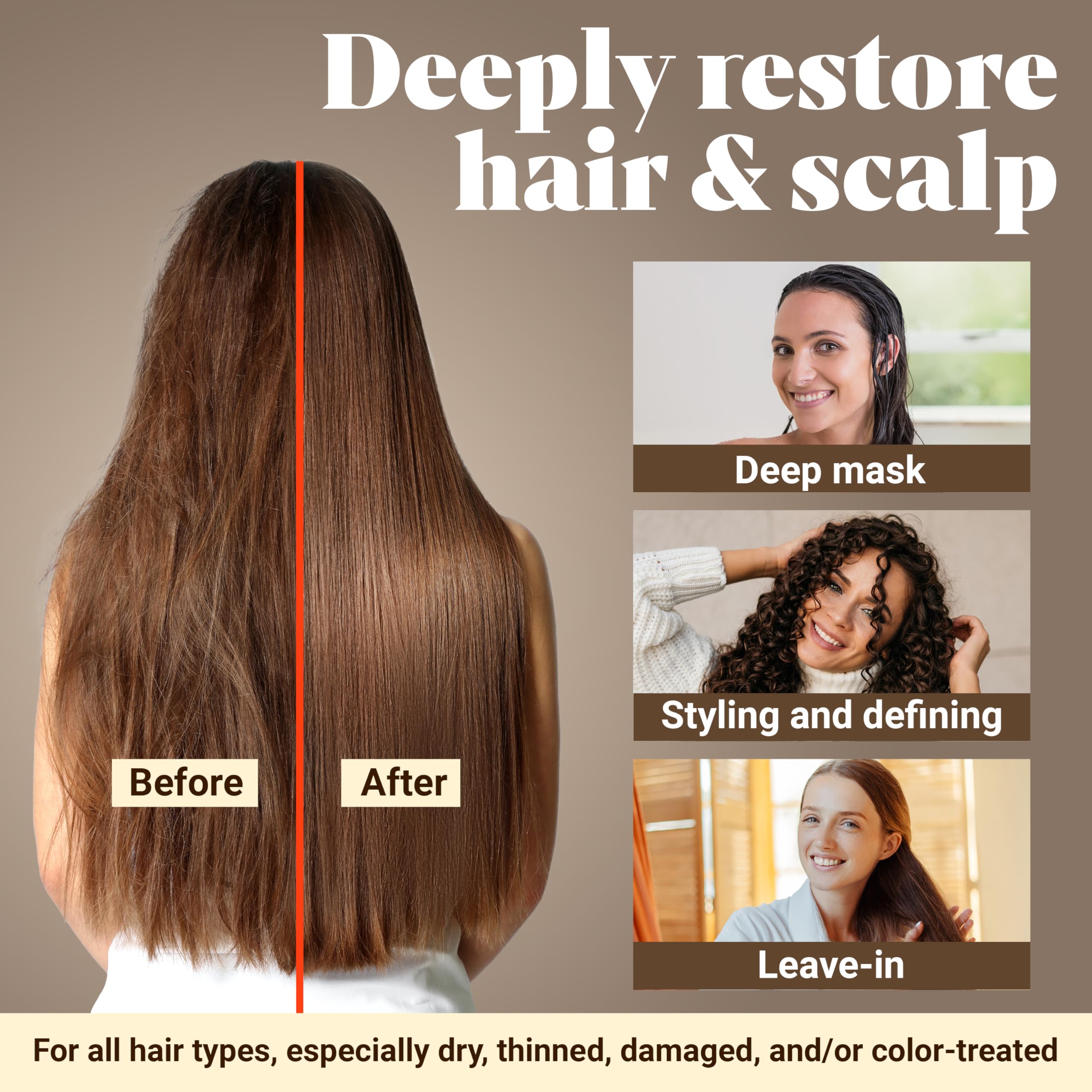 Vital Strands Batana Oil edge repair focus on thinning areas with nourishment.